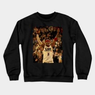 Allen Iverson - Vintage Design Of Basketball Crewneck Sweatshirt